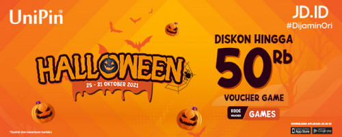 Halloween Promo di JDID Diskon hingga Rp 50.000 untuk Voucher Game